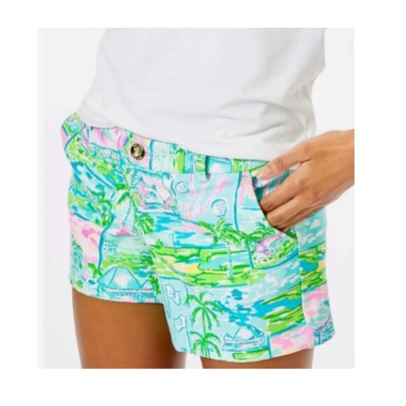 Lilly Pulitzer Callahan Knit Short Size 8 Hondo Classic Print NWT - Picture 1 of 15